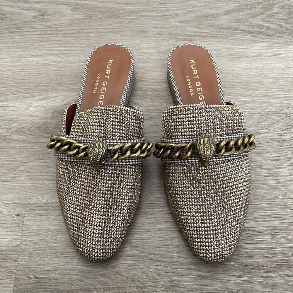 Kurt Geiger Chelsea dress mules